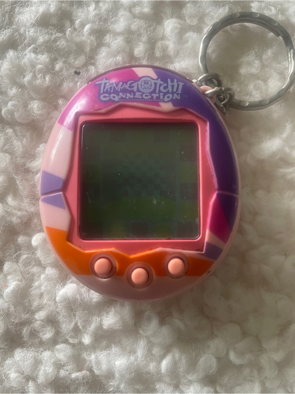 Rare Bandai 2004 Tamagotchi Connection V2 Pink Stripes Tested
